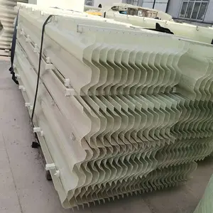 尾气处理塔丝网除雾器引流沟槽能让浆液快速流下 脱硫塔旋流板 金泰诺
