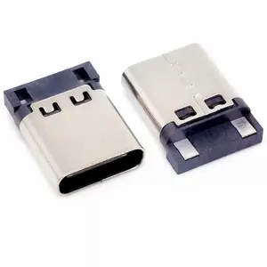 type-c 焊线母座 /2pin/ 单充电 充电接口 USB连接器