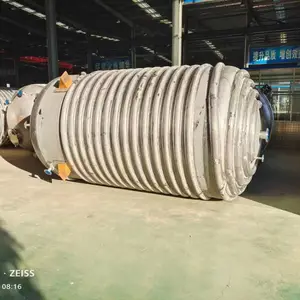 广东清远市半圆管夹套、盘半圆管式夹套、半管盘管夹套加工——常州市力兆机械