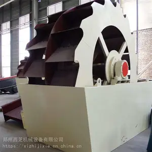 轮式洗砂机又称轮斗式洗砂机价格低运行平稳