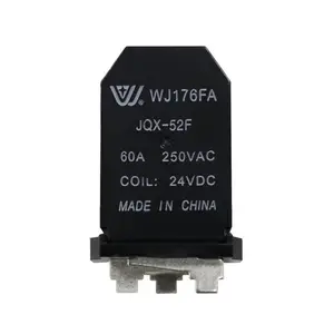 JQX52F焊接式DC12V大功率直流继电器60A转换型DC24V配电柜继电器