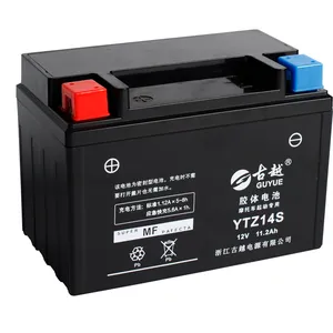 古越电源胶体蓄电池配套大排量YTZ14S 12V 12Ah
