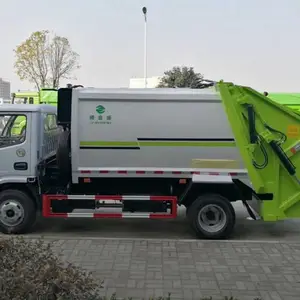 程力12方压缩式垃圾车工厂制造 解放12吨压缩式垃圾车价格