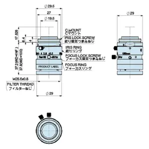 �ձ�MORITEX������ ������FA��ͷ ML-M1616UR 2/3���涨����ͷ