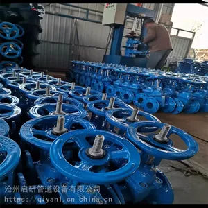 消防沟槽闸阀 法兰沟槽软密封闸阀 启研支持来图来样定制