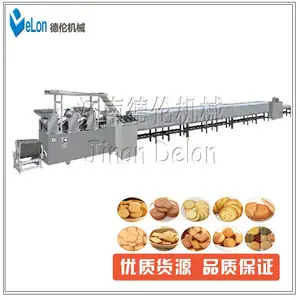 韧性饼干制造机器 DL600粗粮饼干成型设备地址 德伦饼干生产配置设备