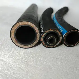 厂家直销 矿用,工业用 耐油耐磨高压油管 高强度钢丝编织液压胶管 SAE100R2