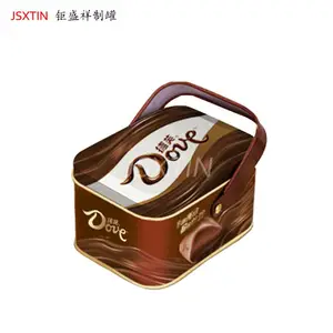 定做批发马口铁糖果盒手挽式特小铁盒巧克力空盒