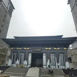 各种售楼部大门整装 小区入口门楼金属仿古建筑新中式门头装饰