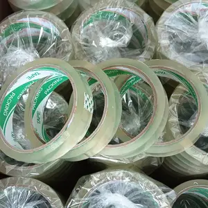BOPP胶布 透明封箱打包胶带 窄文具小胶带18mm