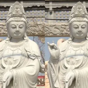 济宁石雕佛像 石刻佛头 山东青石寺院佛像生产厂家