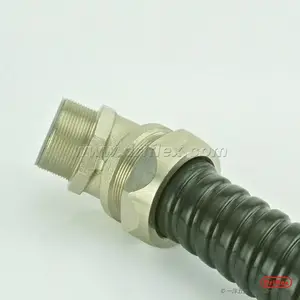 一洋五金供应机械设备用黑色灰色包塑金属软管内径10到100mm