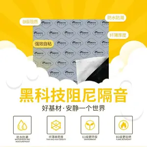 高效阻尼隔声毡 会议室 吊顶 隔墙防火阻尼隔音毡