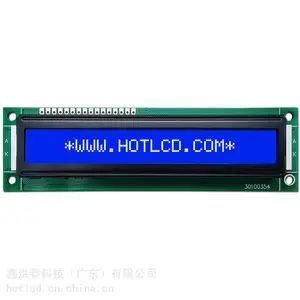 蓝底白字16X1点阵液晶模组LCM显示屏HTM1601C