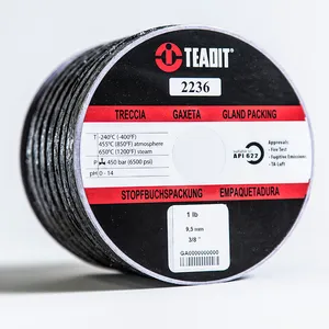 TEADIT 2236 低泄漏石墨阀门填料，适用于化工行业，***15848认证