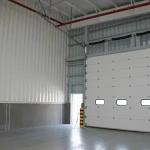 青岛工业滑升门 工业提升门 工业厂房电动折叠门
