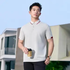 旭涞短袖POLO衫定做 夏季企业工服上班族商务休闲上衣