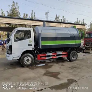 厂家直销6轮蓝牌清洗吸污车 全封闭式8立方高压清洗车