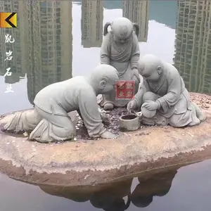 童趣童子石雕 寺院小沙弥小和尚石雕厂家 优惠***