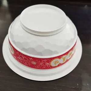 鑫邦厂家定制 速食干拌面碗 耐高温杀菌不变形 食品塑料碗 冰粥碗