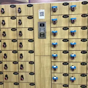 温泉洗浴水疗自助鞋柜锁客人自助取牌智能柜门锁更衣柜电子感应锁