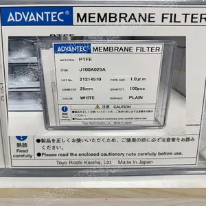日本ADVANTEC东洋疏水性 PTFE 滤膜,有支撑,PP网 J100A025A