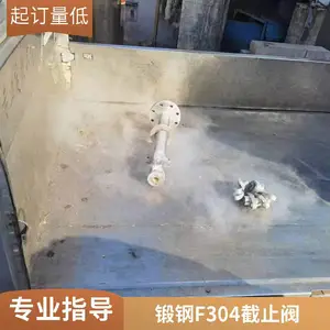 质邦 DJ41Y 液氮处理 锻钢F304不锈钢法兰低温截止阀 -46至-196℃