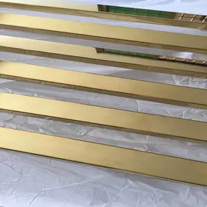 黄钛金不锈钢方管装饰管