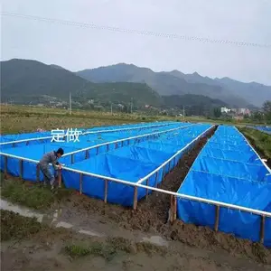 养殖帆布鱼池 养鱼养虾帆布水池帆布鱼塘