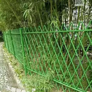 焦作仿竹护栏 不锈钢仿竹栏杆 乡村仿真竹节护栏厂家