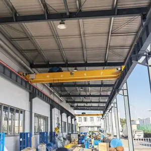 上海厂家定制LH型5吨电动葫芦双梁起重机 厂房用A5级双速桥式行车