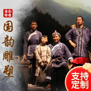 西安真人一比一蜡像 陕西蜡像厂家 场景蜡像人物定制