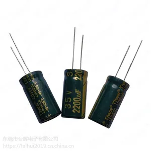 专业供应100uF 400V 22*26mm -40~+105 ℃铝电解固态电容 发货快