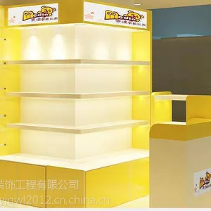 济南专卖店展柜,店面装修烤漆展示柜,精品店展柜制作