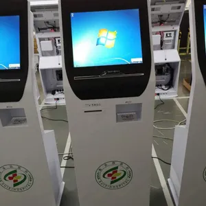 喜仕达21.5寸落地查询机,排队机,报到机钣金材质