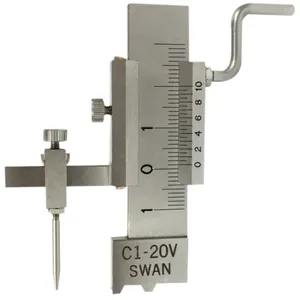 原装供应日本SWAN段差规游标卡尺不锈钢段差尺面差规C1-20V测量工具