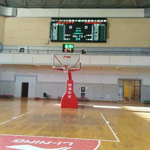 全国供应易彩通篮球计时记分五位24秒计时器控制器记分牌裁判器