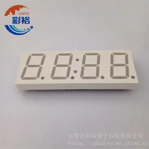 LED数码屏厂家供应 时钟屏 绿光数码管 0.8寸四位数码管 数码管定制