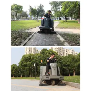 ����karcher��ʻʽɨ�س�KM130/130 Rͣ�����㳡����ҽԺͣ��������ˮ����ɨ��