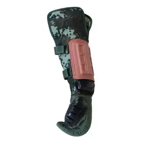 擒敌护具全套 武术防护绿色散打护具 训练散打护具 护胸散打格斗
