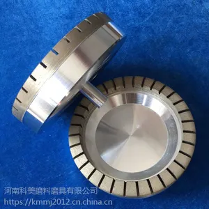 定做带柄烧结/树脂金刚石杯型砂轮 磨边机专用磨玻璃砂轮