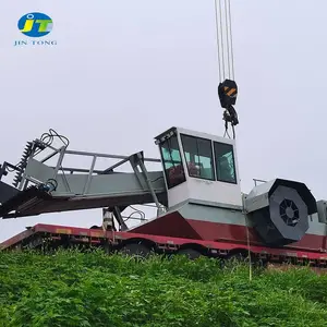 湖面蓝藻打捞收割船 河面各种垃圾打捞保洁船 景区杂草打捞收集船