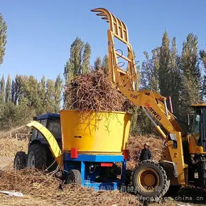 转盘式切草机 草捆粉碎破捆机工作原理润丰