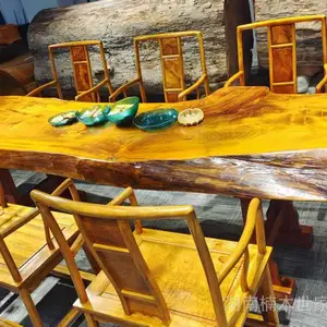 供应金丝楠木茶桌 茶台 原木大板 泡茶桌 茶道 一手货源