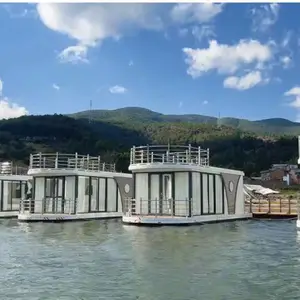 苏典船业供应现代***上船屋房船钢质木质民宿船玻璃钢钓鱼船设计制造