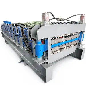 840-850 水波纹双层压瓦机 一机两用彩钢瓦冷弯成型设备厂家
