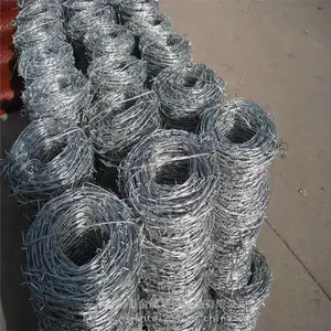 生产销售防盗刺铁丝 喷塑刺绳 刀片状刺绳