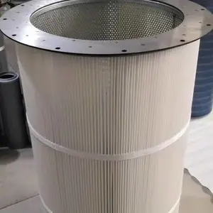 除尘器滤芯聚酯纤维覆膜滤筒 六耳卡盘快拆滤筒 工业除尘滤芯粉尘滤芯系列