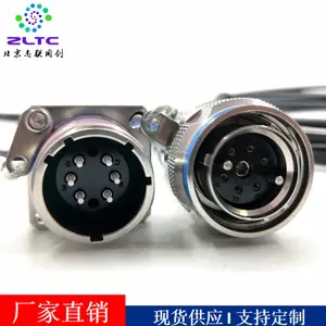 TELINK J599A8 4芯光纤连接器,801标准航,防水航插,航空接头