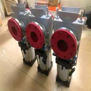 GJ641X化工工业污水处理气缸直行程活塞式衬胶夹管阀